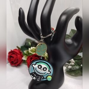 ⭐Nightmare before Christmas Barrel We are All mad Here Charm keychain z…